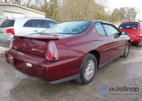 2000 Chevrolet Monte Carlo Ls z USA, uszkodzony, nr VIN 2G1WW12E3Y9219195
